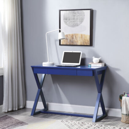 42" Blue Writing Desk