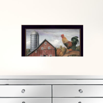 Good Morning Vermont 1 Black Framed Print Wall Art