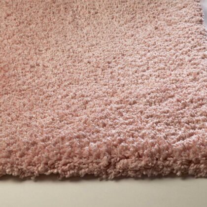 8'X11' Rose Pink Indoor Shag Rug