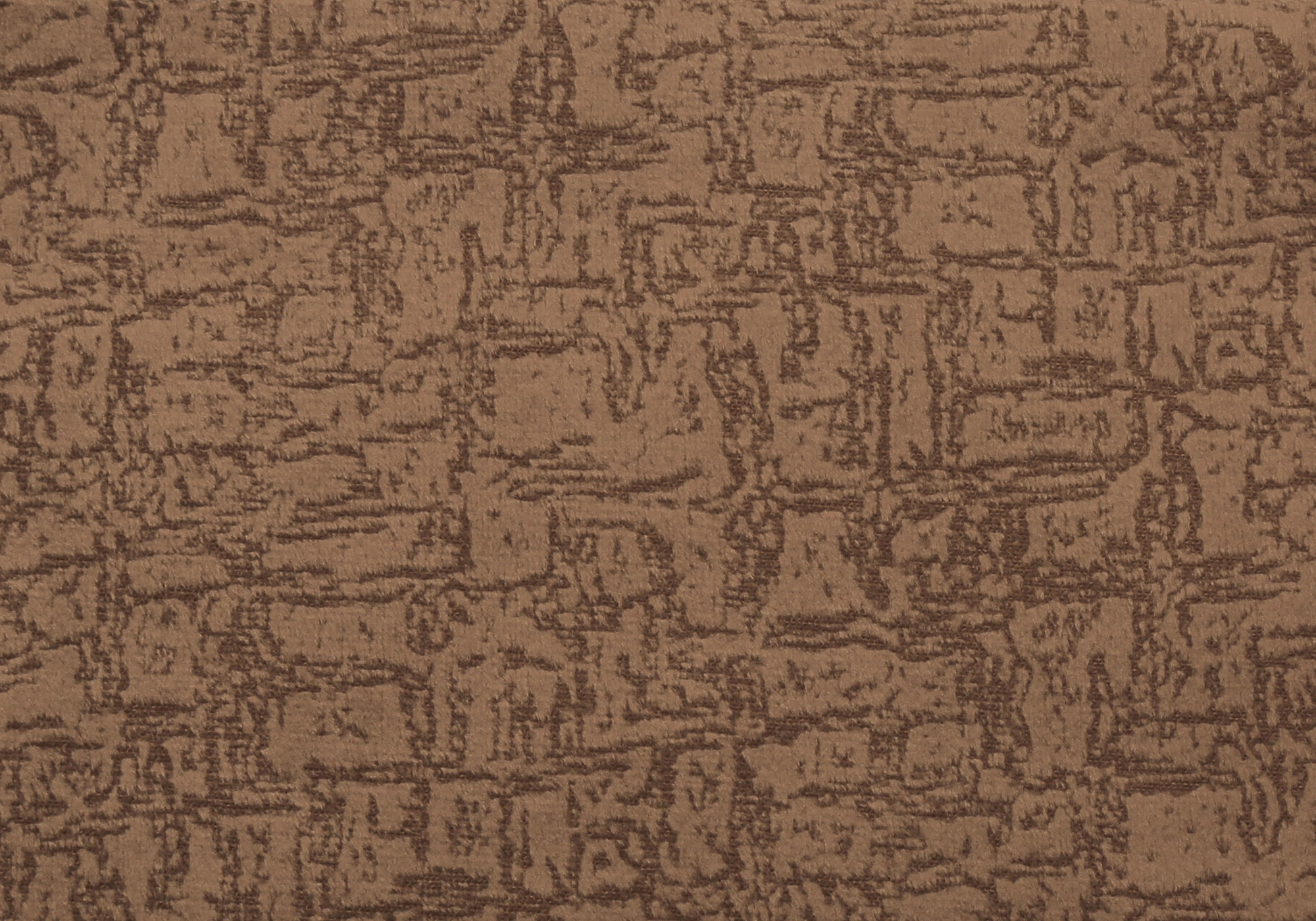 18" X 18" Brown Velvet Polyester Mosaic Zippered Pillow - Image 6