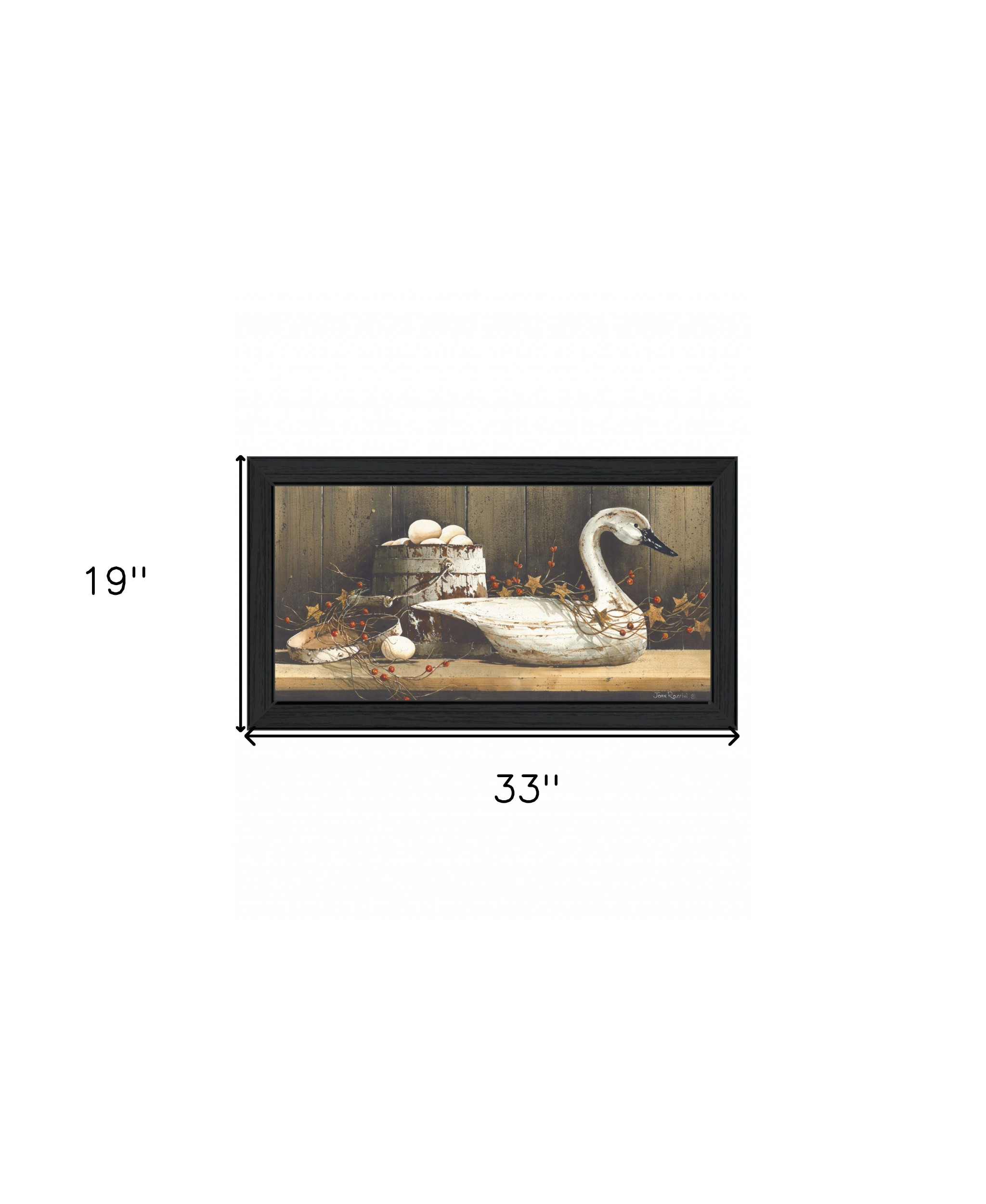 Country Charm Black Framed Print Wall Art - Image 5