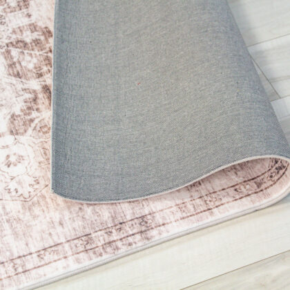 8' x 11' Brown and Ivory Oriental Area Rug