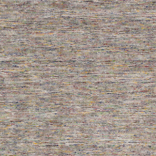 16' Gray and Yellow Wool Hand Loomed Runner Rug
