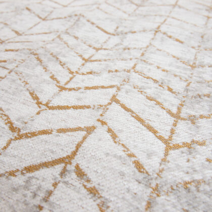 3' X 5' Gray and Yellow Chevron Non Skid Area Rug