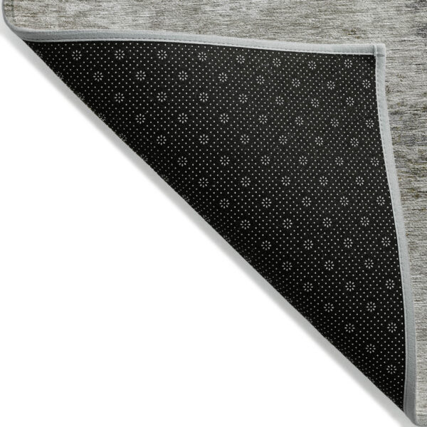 9' X 12' Beige Tan And Gray Abstract Washable Indoor Outdoor Area Rug