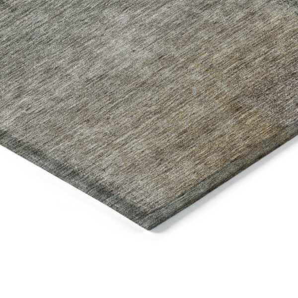 8' X 10' Taupe Gray And Beige Abstract Washable Indoor Outdoor Area Rug