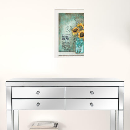 All Along 1 White Framed Print Wall Art