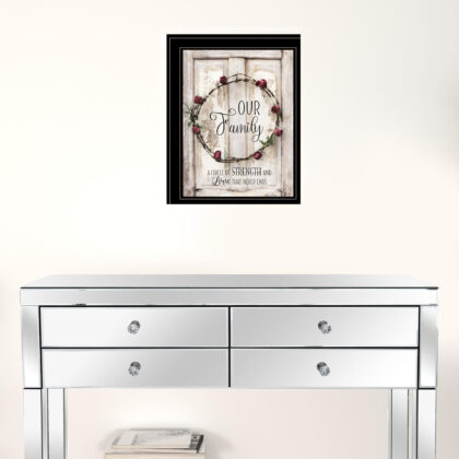 Our Family 2 Black Framed Print Wall Art