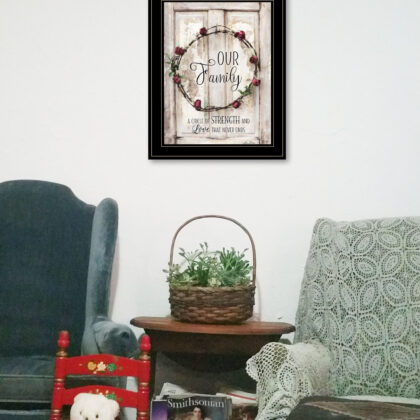 Our Family 2 Black Framed Print Wall Art