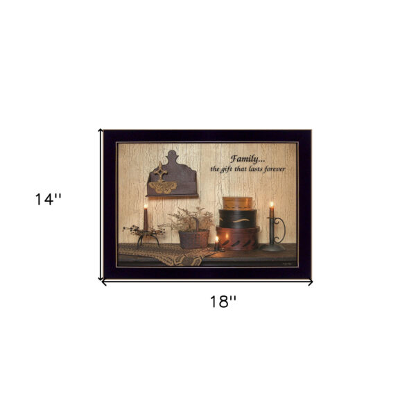 Forever Family 1 Black Framed Print Wall Art