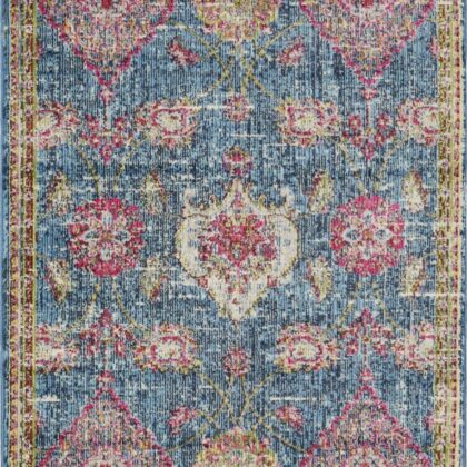 118 X 158 Blue Polypropylene Rug