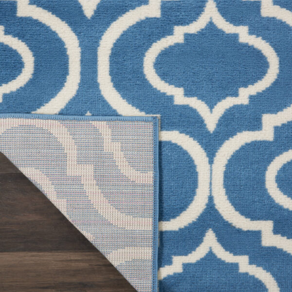 8' x 10' Gray Moroccan Power Loom Area Rug