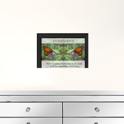 Significance 1 Black Framed Print Wall Art