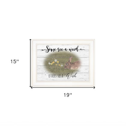 Some See A Weed 1 White Framed Print Wall Art