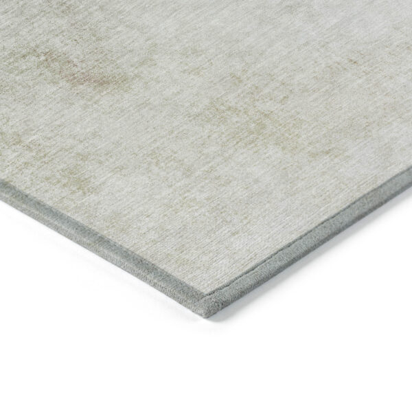3' X 5' Beige Sky Blue And Teal Blue Ombre Washable Indoor Outdoor Area Rug