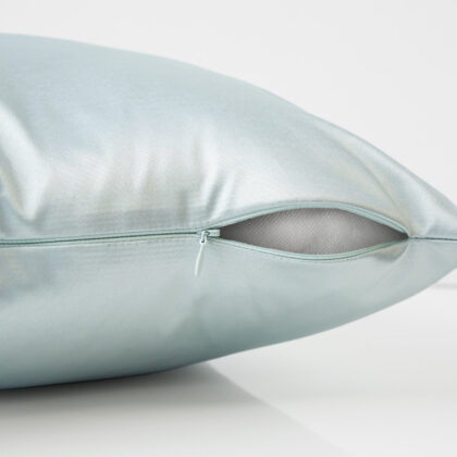 18" X 18" Mint Green Polyester Zippered Pillow