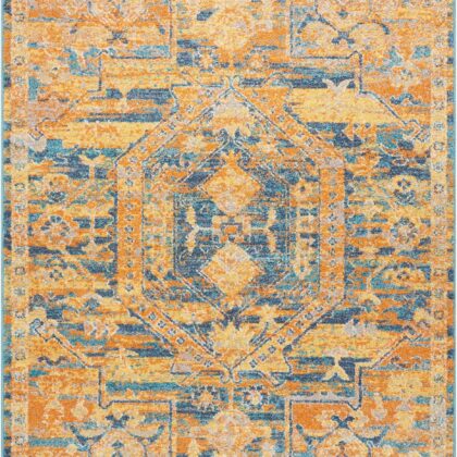 5' X 7' Sunset Power Loom Area Rug