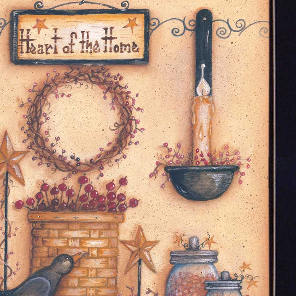 Heart Of The Home 5 Black Framed Print Wall Art - Image 4