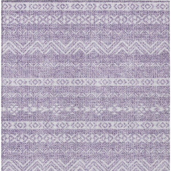 10' X 14' Purple And Lavender Southwestern Washable Indoor Outdoor Area Rug