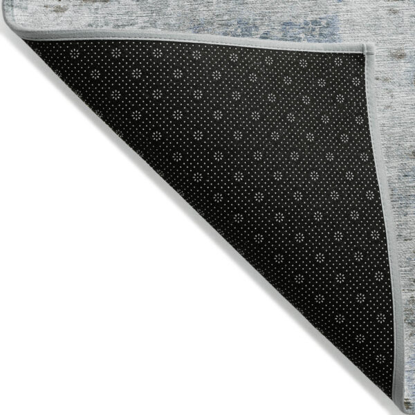 9' X 12' Brown Taupe And Gray Abstract Washable Indoor Outdoor Area Rug