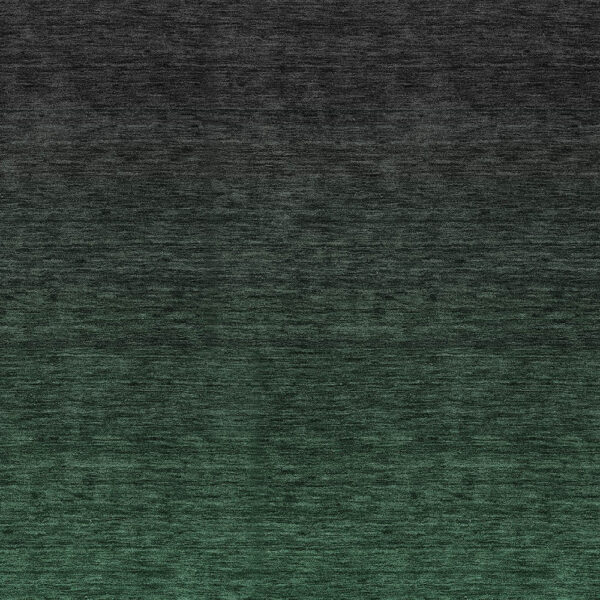 9' X 12' Emerald And Charcoal Abstract Washable Indoor Outdoor Area Rug