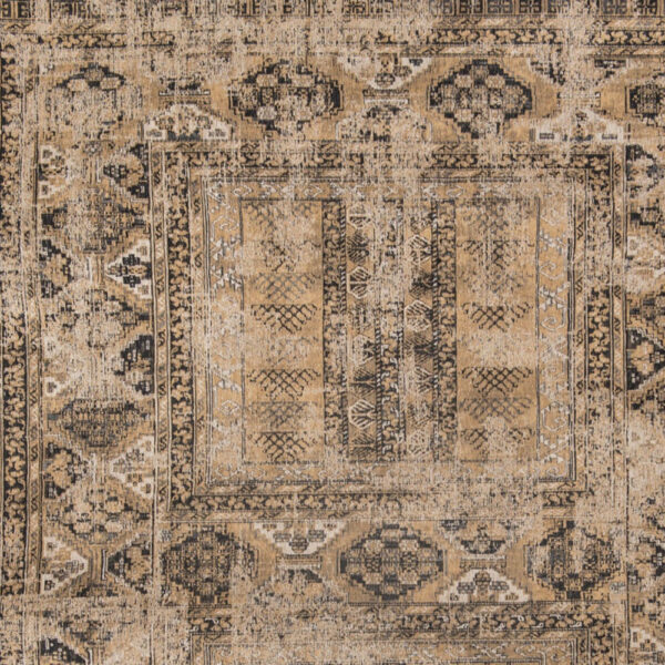 8' x 11' Brown Oriental Non Skid Area Rug