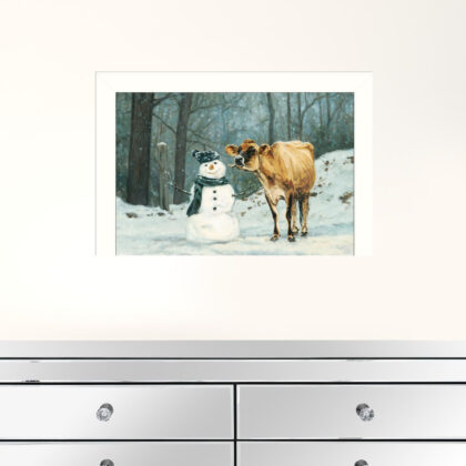 Well Hello There 1 White Framed Print Wall Art