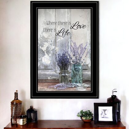 Where There is Love 3 Black Framed Print Wall Art
