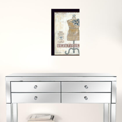 You are Beautiful Black Framed Print Wall Art