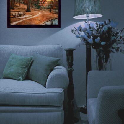 I Will Give You Rest 2 Black Framed Print Wall Art