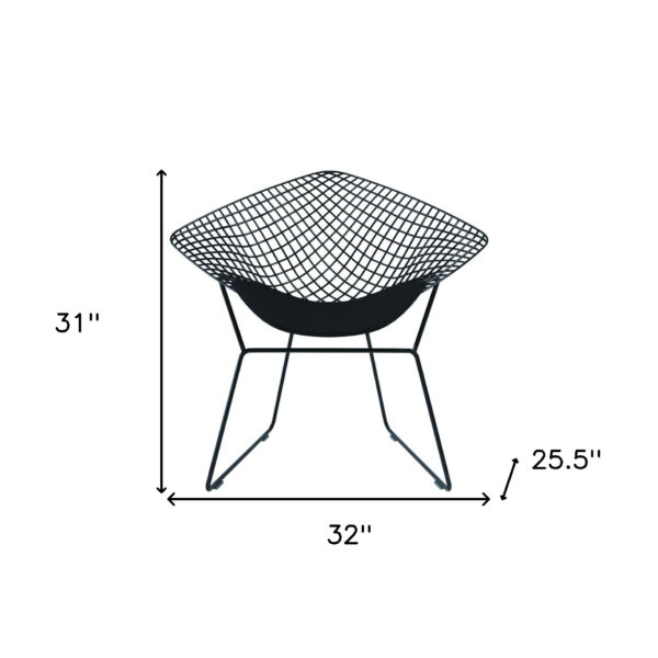 32" Black Lounge Chair