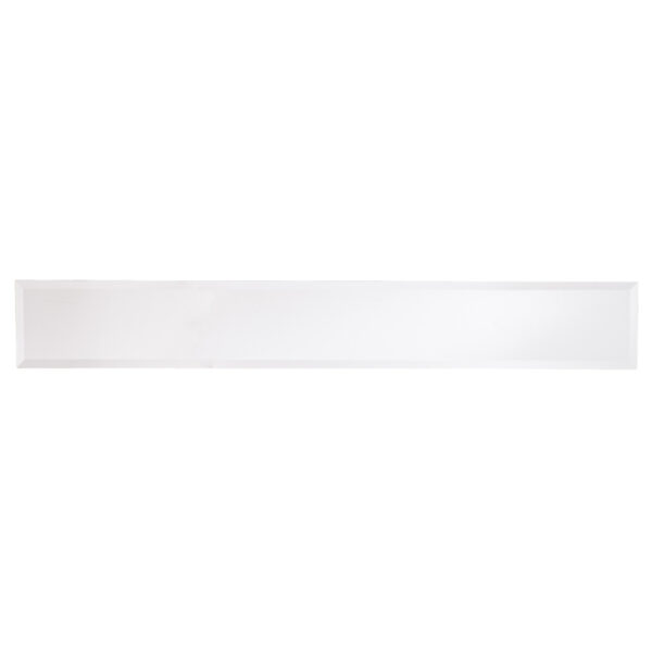 56" Silver and Gold Mirrored Glass Console Table