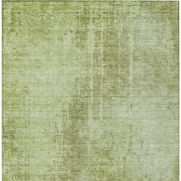 8' X 10' Sage And Green Abstract Washable Indoor Outdoor Area Rug