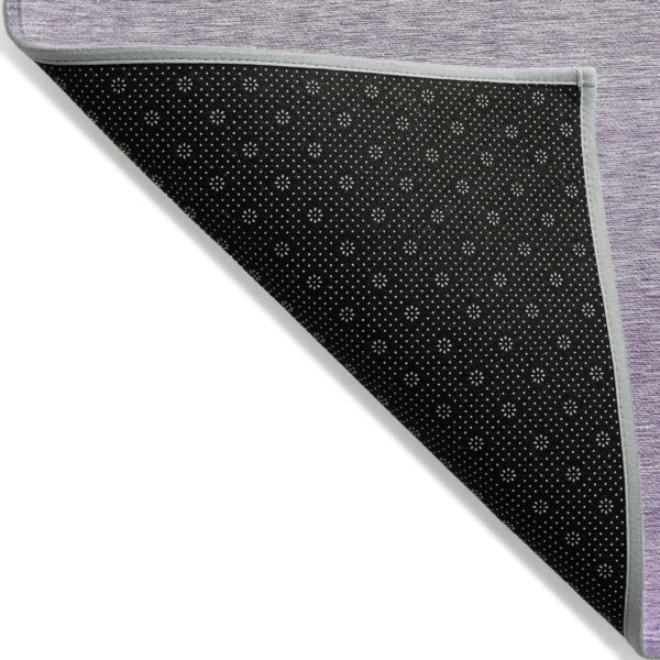 3' X 5' Artichoke Green And Lavender Ombre Washable Indoor Outdoor Area Rug