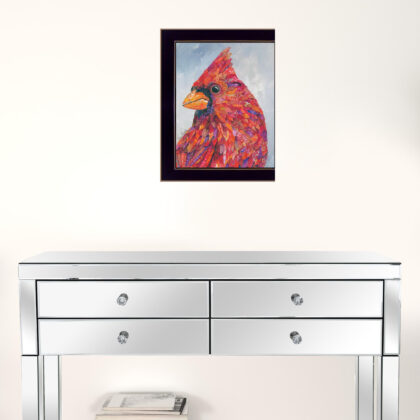 The Messenger 1 Black Framed Print Wall Art