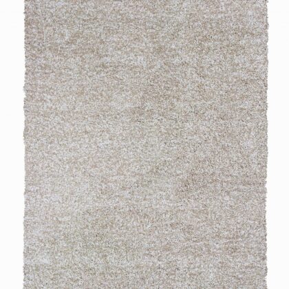 2' X 4' Polyester Ivory Heather Area Rug