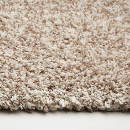 2' X 4' Polyester Ivory Heather Area Rug