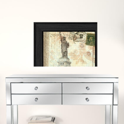 Set Of Two Post Cards Black Framed Print Wall Art