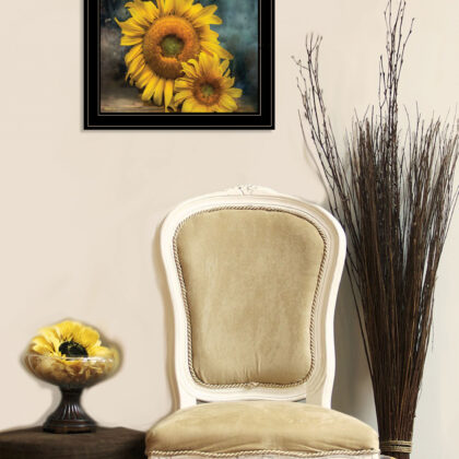 Floral Beauty II 2 Black Framed Print Wall Art