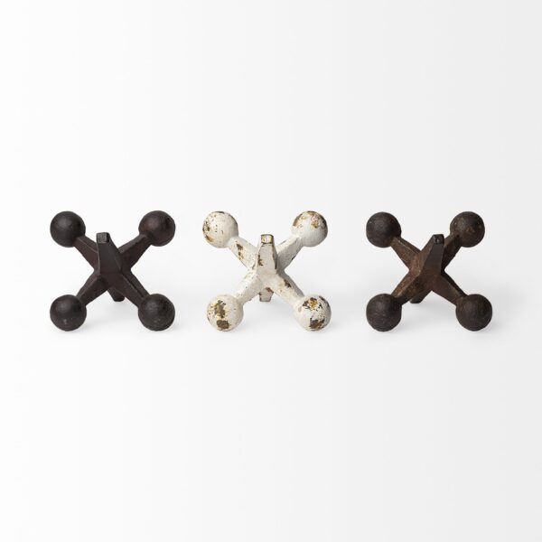 Set Of Three Iron Jack Sculptures
