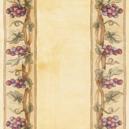 8' Ivory Wool Hand Tufted Runner Rug