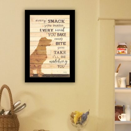 Every Snack You Make 3 Black Framed Print Wall Art