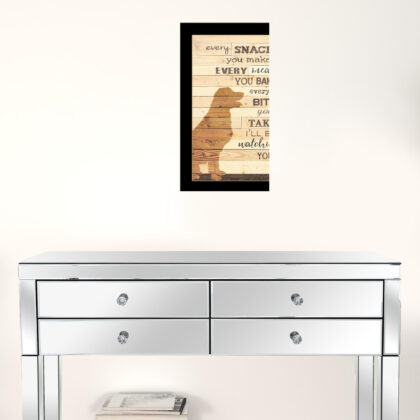 Every Snack You Make 3 Black Framed Print Wall Art