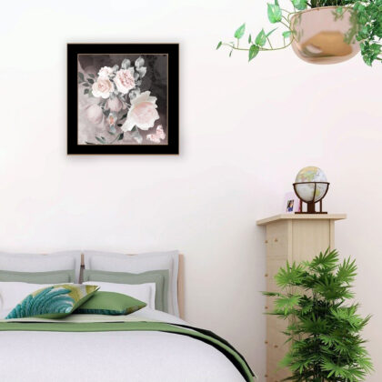 Noir Roses IV 1 Black Framed Print Wall Art