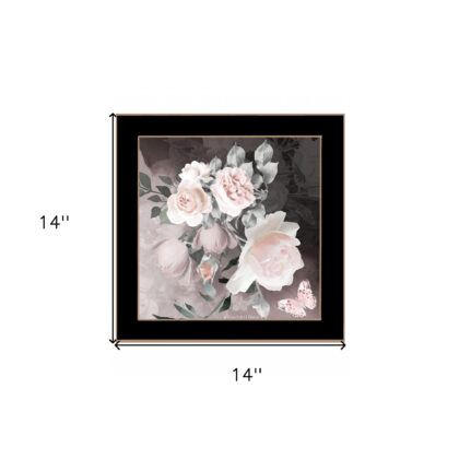 Noir Roses IV 1 Black Framed Print Wall Art