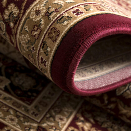 3’ x 13’ Red Decorative Diamonds Runner Rug