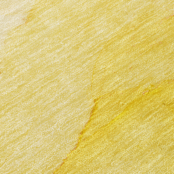 2' X 8' Gold Abstract Washable Non Skid Indoor Outdoor Runner Rug