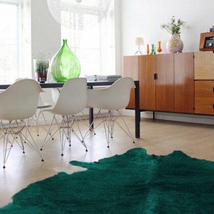 72" X 84" Verde Cowhide - Rug