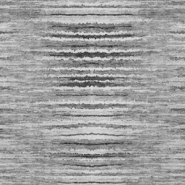 5' X 8' Silver Gray And Charcoal Striped Washable Indoor Outdoor Area Rug