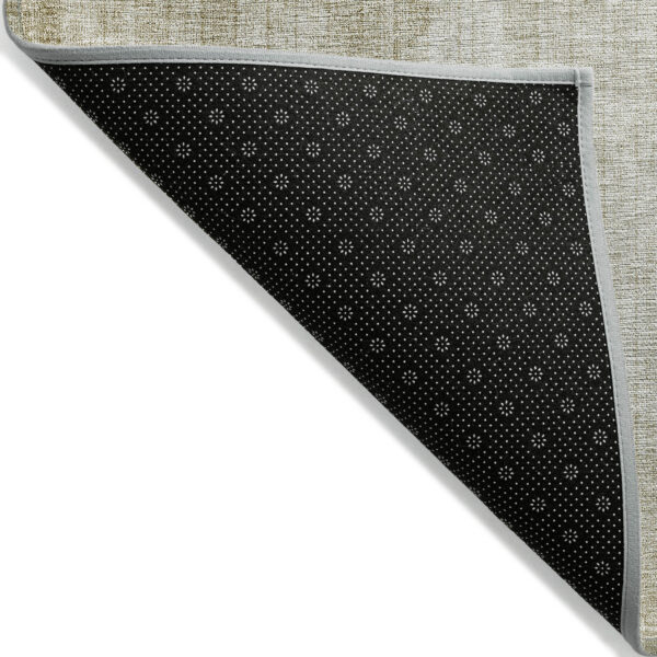 8' X 10' Taupe Beige And Tan Geometric Washable Indoor Outdoor Area Rug